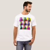 Ludwig Van Beethoven Pop Art T-shirt (Voorkant volledig)