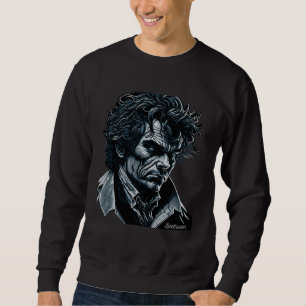Ludwig van Beethoven Portret Klassieke Muziek Pian Trui
