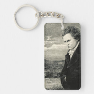 Ludwig Van Beethoven portret Sleutelhanger