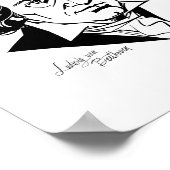 Ludwig van Beethoven Poster (Hoek)