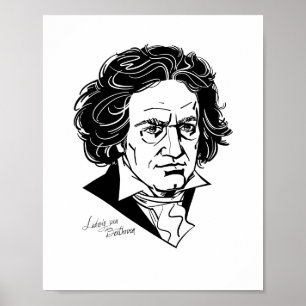 Ludwig van Beethoven Poster