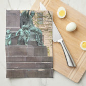 Ludwig Van Beethoven standbeeld Theedoek (Quarter Fold)