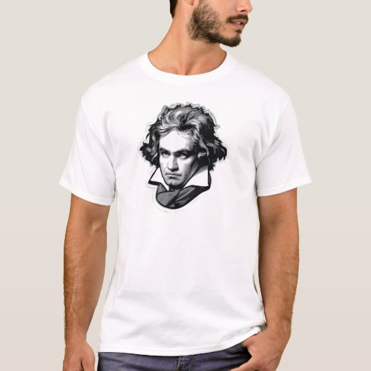 Ludwig van Beethoven T-shirt (Voorkant)