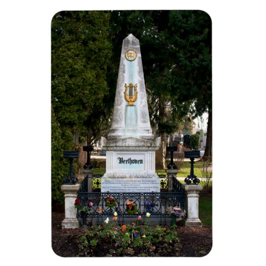 Ludwig Van Beethoven's grave Magneet (Verticaal)