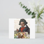Ludwig von Beethoven Mashed Briefkaart (Staand voorkant)