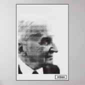 Ludwig von Mises Halftone Print (Voorkant)