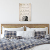 Ludwig von Mises Leaders Stretched Canvas Print (Insitu (Slaapkamer))