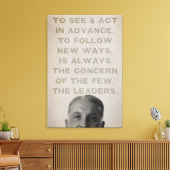 Ludwig von Mises Leiders Canvas Print (Insitu (Woonkamer))
