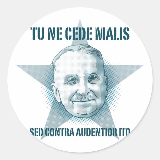 Ludwig von Mises - Sticker Tu Ne Cede Malis (Devant)