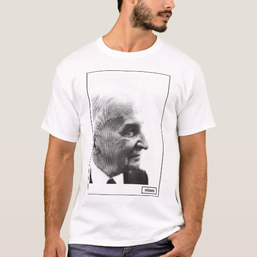 Ludwig von Mises T-Shirt (Voorkant)