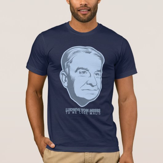 Ludwig von Mises T-Shirt (Voorkant)