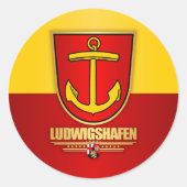 Ludwigshafen Ronde Sticker (Voorkant)