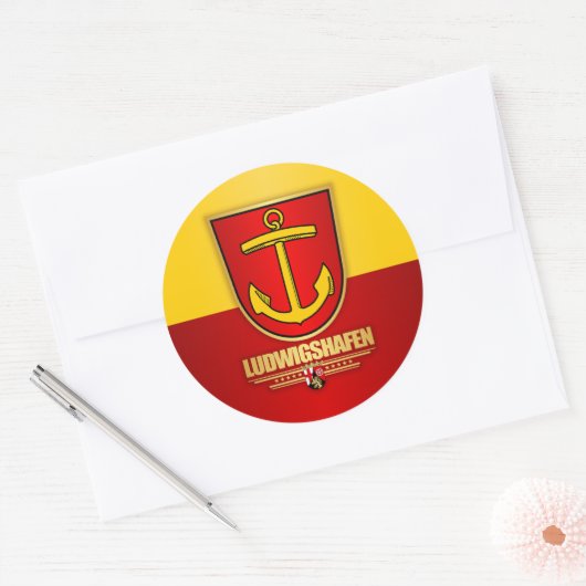 Ludwigshafen Ronde Sticker (Envelop)