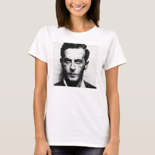 Ludwik Wittgenstein gerasteriseerd portret T-shirt