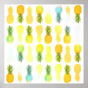 Lueur d'ananas - affiche