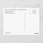 "Lueur de parasol de plage", Jones Beach, NY Carte (Dos)