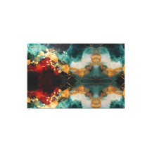 Lueur des Fêtes Toile Emballée Élégance Premium