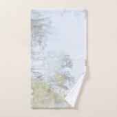 Lueur dorée à larges feuilles (Serviette à main)