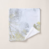 Lueur dorée à larges feuilles (Gant de toilette)