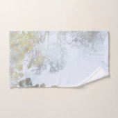 Lueur dorée à larges feuilles (Serviette à main)