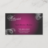 Lueur élégante de bronzage de Flourish de carte de (Dos)