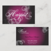 Lueur élégante de Flourish de carte de visite de (Devant / Derrière)