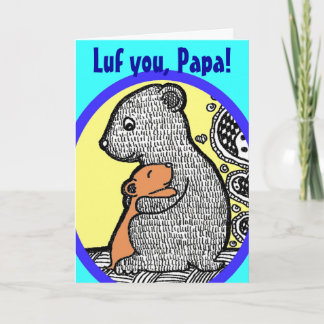 Luf You, Papa - Vaderdag Kaart