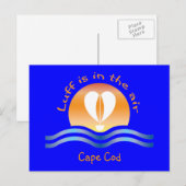 Luffers Sunset_Luff in air Cape Cod briefkaart (Voorkant / Achterkant)