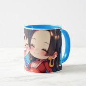 Luffy & Boa Hancock Anime Mug Mok (Voorkant rechts)