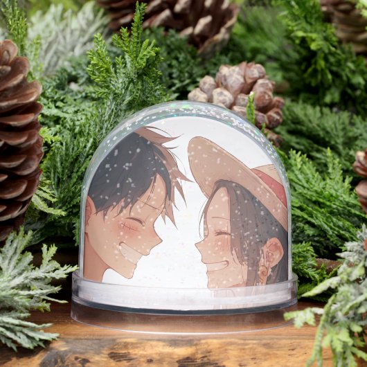Luffy & Boa Hancock Anime Snow Globe (Hiver)