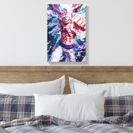 Luffy Gear 5 Liberation Canvas Afdruk (Insitu (Slaapkamer))