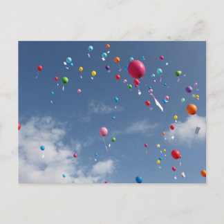 Luftballons Briefkaart