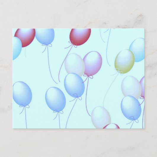 Luftballons Briefkaart (Voorkant)