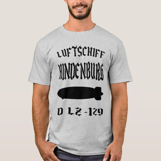 Luftschiff Hindenburg T-shirt (Voorkant)