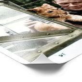 Luftwaffe Ace Franz von Werra en Simba Foto Afdruk (Hoek)