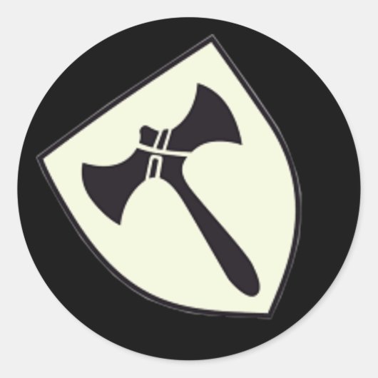 Luftwaffe embleem logo WW2 Ronde Sticker (Voorkant)