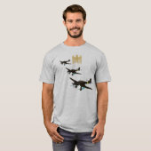 Luftwaffe insignia over Stuka T-shirt (Voorkant volledig)