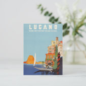  Lugano Italian Resort Zwitserland Briefkaart (Staand voorkant)