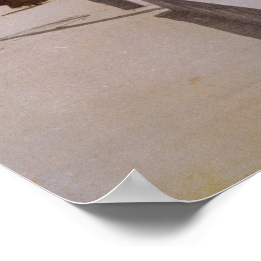 Lugano Quay, Zwitserland Poster (Hoek)