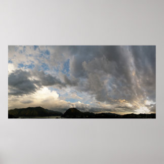 Lugano voor het storm poster