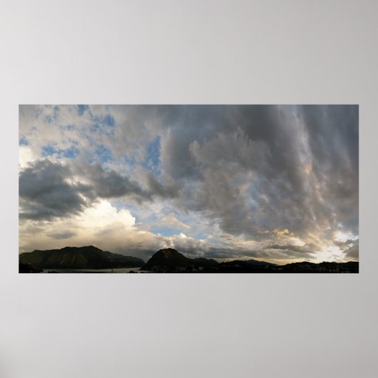 Lugano voor het storm poster (Voorkant)