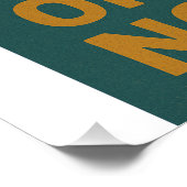 Luge – One Sled. No Fear Perfect Poster (Hoek)