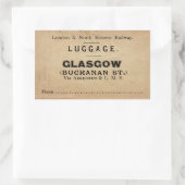 Luggage Glasgow Rechthoekige Sticker (Tas)