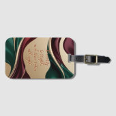 Luggage tag in stylish graphic bagagelabel (Voorkant (horizontaal))