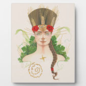 Lughnasadh Goddess Tailtiu Fotoplaat (Voorkant)