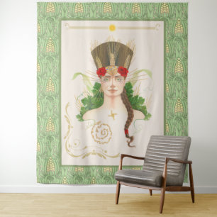Lughnasadh Goddess Tailtiu Wandkleed