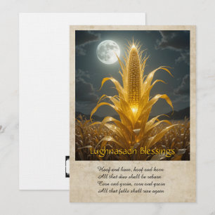 Lughnasadh Lammas Wenskaart Bedankkaart