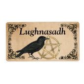 LUGHNASADH SABBAT ETIKET (Voorkant)