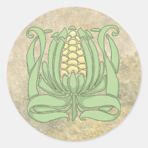 Lughnasadh Sweet Corn Ronde Sticker