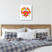 Lugo Family Crest Canvas Afdruk (Insitu (Slaapkamer))